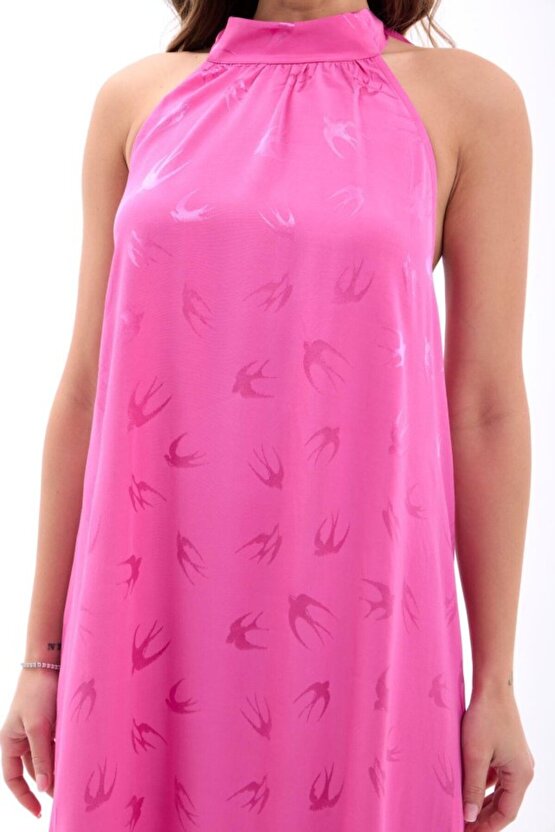 Gökyüzü Moda 6598 ELBİSE-FORLI