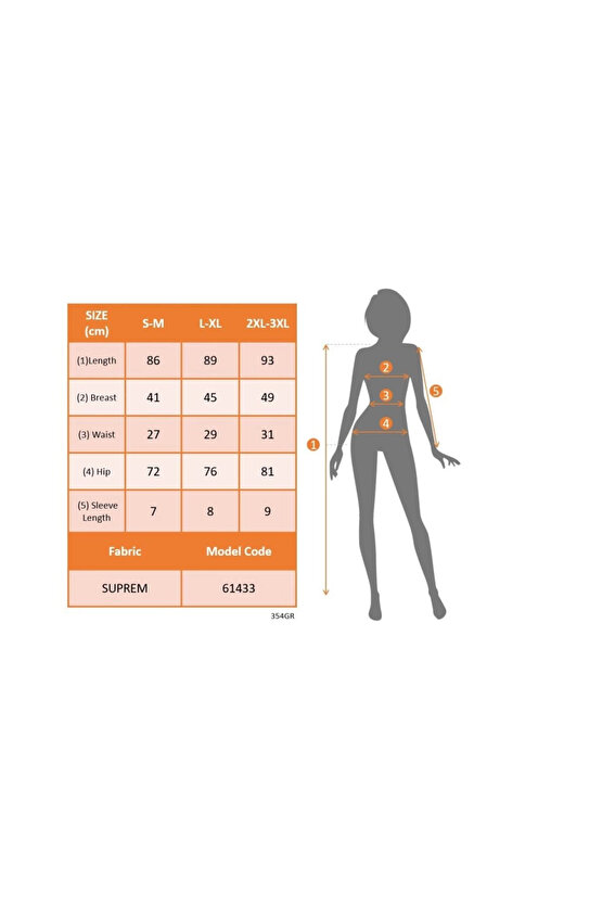 Kadın Kısa Fırfır Kollu V Yakalı Belden Kuşaklı Desenli Süprem Elbise