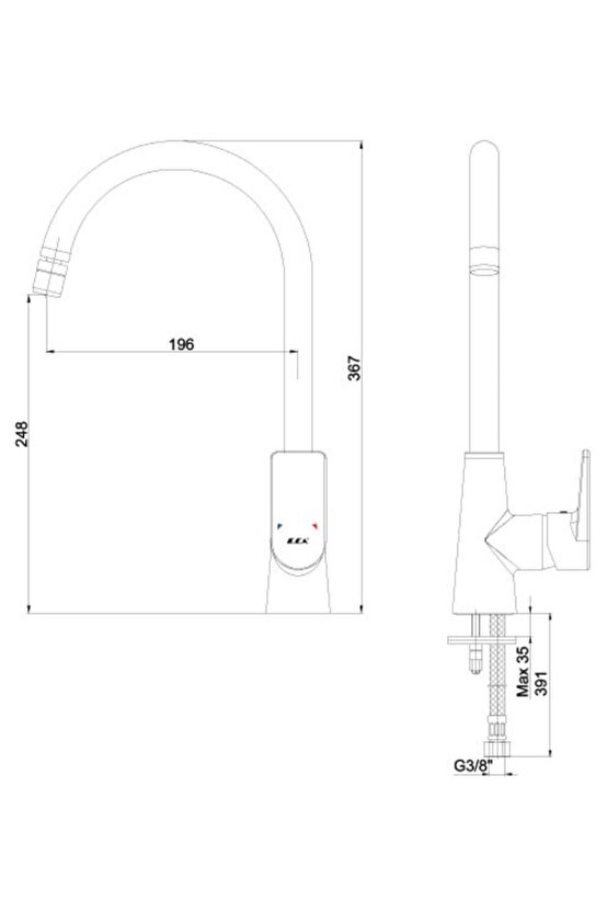 Dalıa Mutfak Eviye Bataryası 102118125