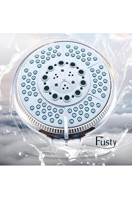 5 Fonksiyonlu El Duşu ve Büyük Duş Başlığı Seti, Konforlu Kullanım