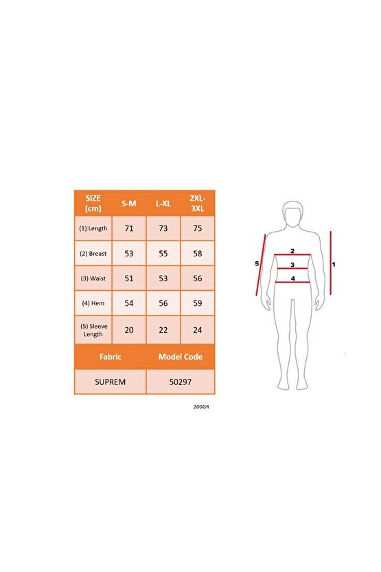 Gökyüzü Moda Erkek Around Baskılı Süprem T-shirt