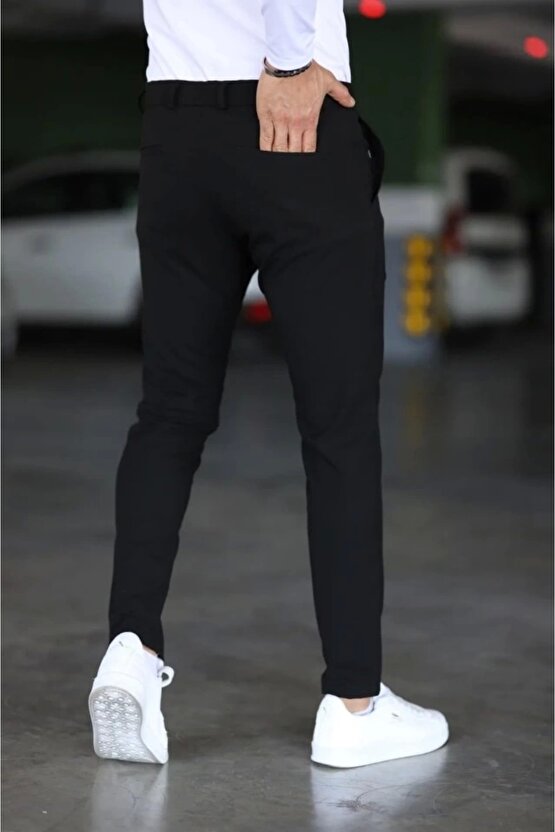 Erkek Düz Kesim Bilek Boy Kumaş Pantolon