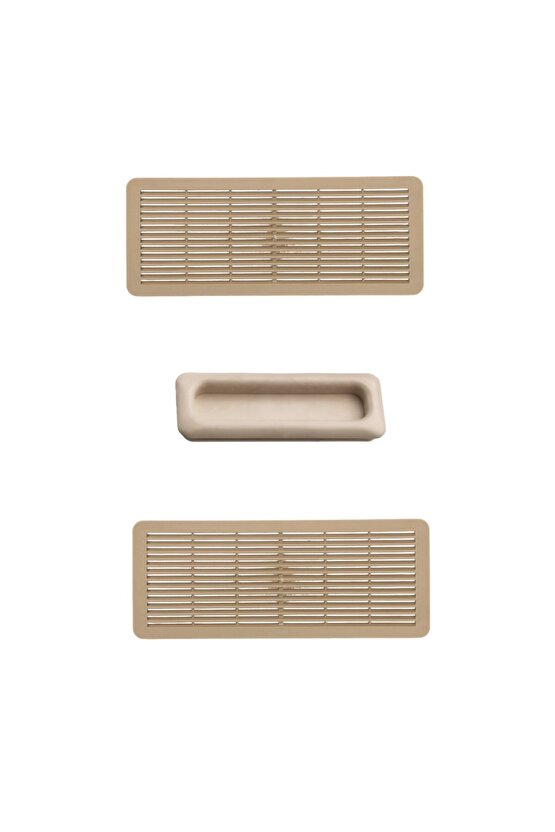 Mercedes E Sınıf (W210-W211) için Sunroof Güneşlik El Tutamağı ve Izgara Seti -Bej