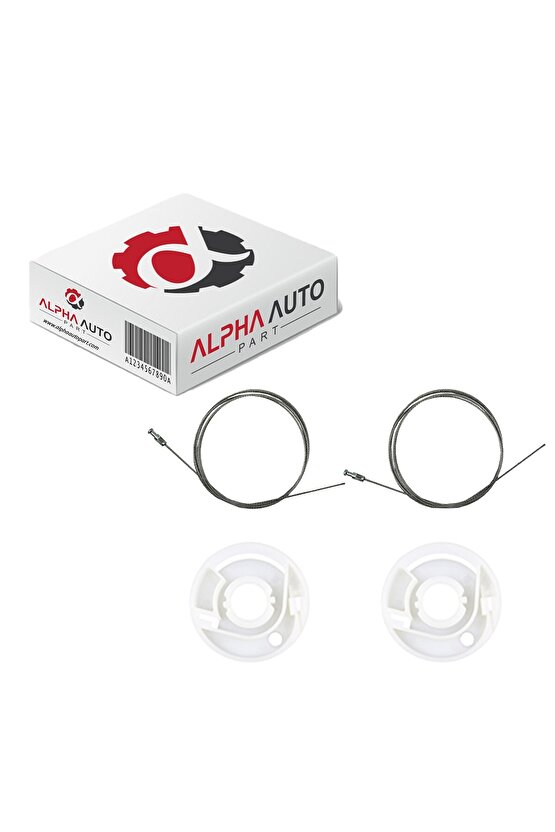 VW Transporter T5 için Sürgülü Kapı Tel ve Makara Tamir Seti