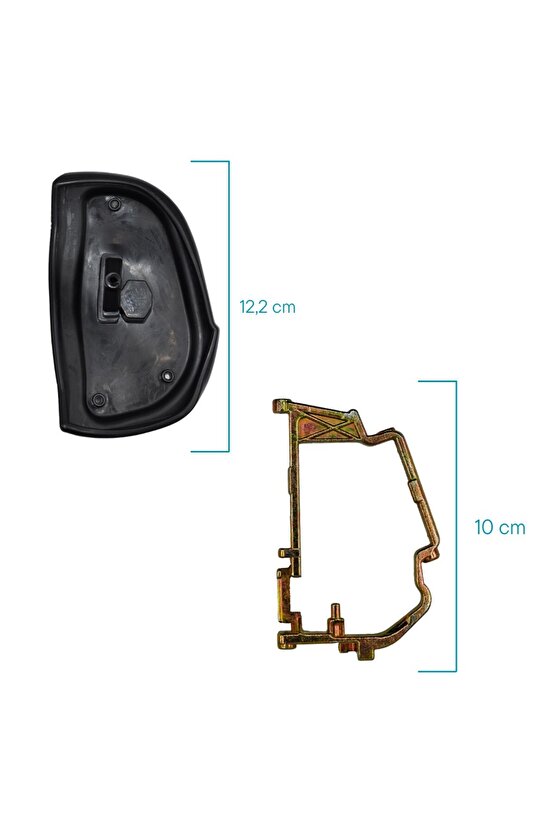 Mercedes W210, W140 için Katlanır Ayna Demiri ve Lastiği SOL