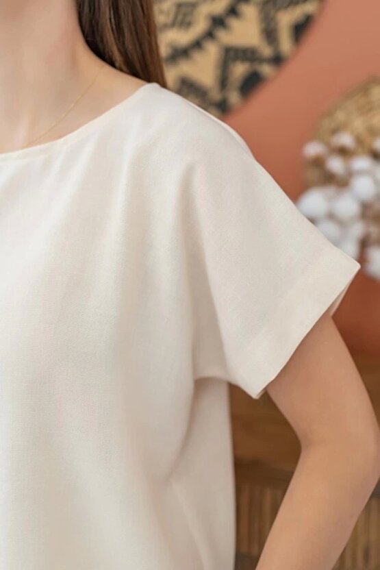 Bej Thirt Ve Pantolon Takım