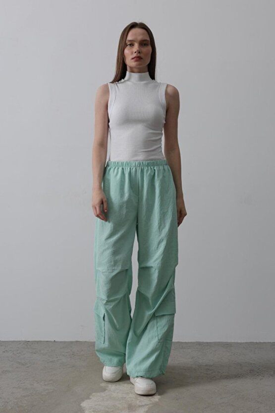 eyesof Paraşüt Cargo Pantolon - Mint