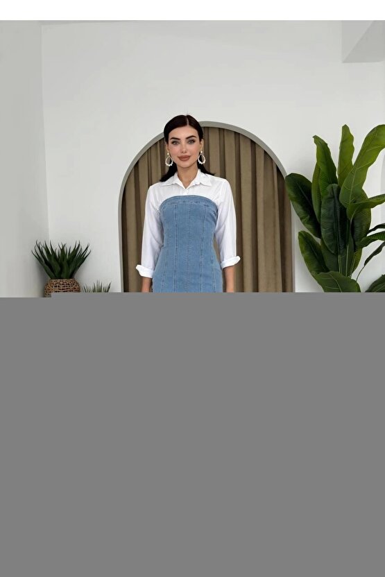 Gökyüzü Moda Siyah Beli Lastikli Etek