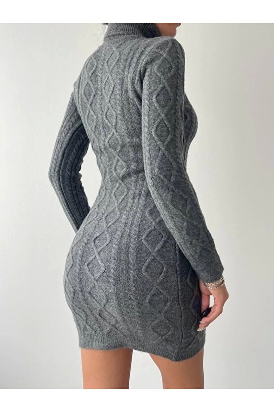 ivorna Boğazlı ini Elbise