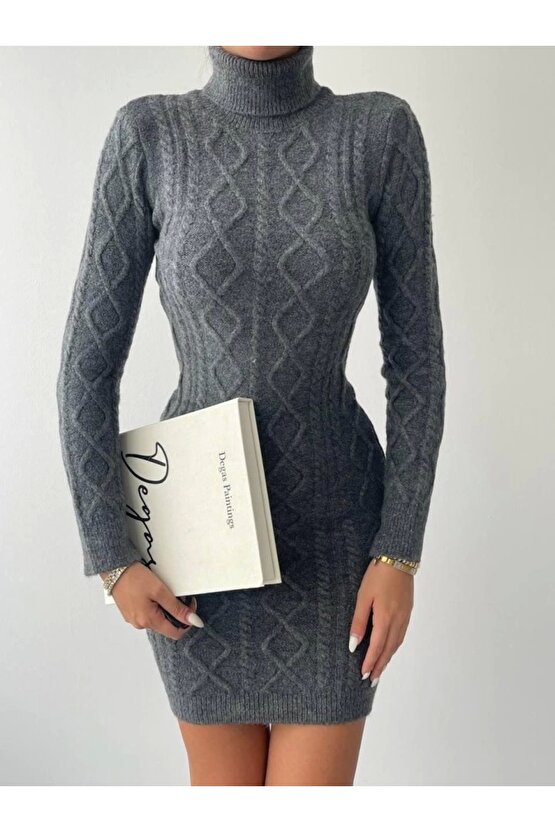 ivorna Boğazlı ini Elbise