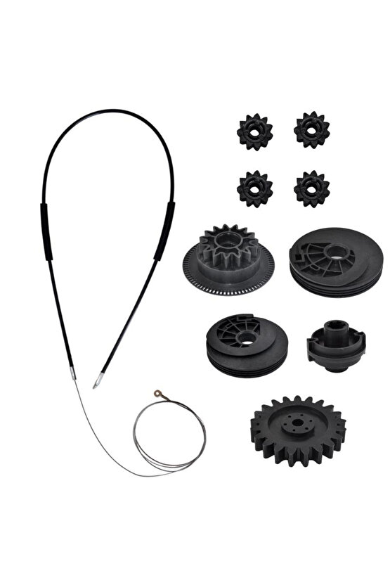 Mercedes Vito W639 için Sağ Orta Yan Sürgülü Kapı Tamir Seti