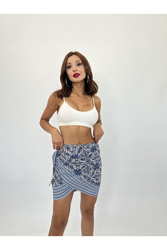 Gökyüzü Moda 6262 ETEK-MAVİ