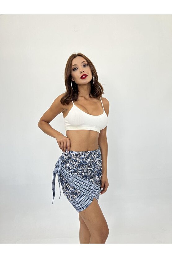 Gökyüzü Moda 6262 ETEK-MAVİ