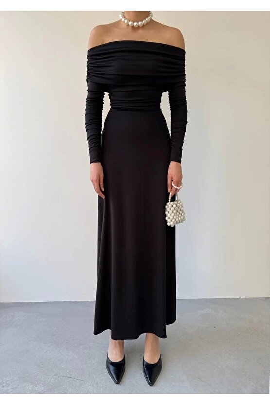 Gökyüzü Moda Uras Straplez Elbise