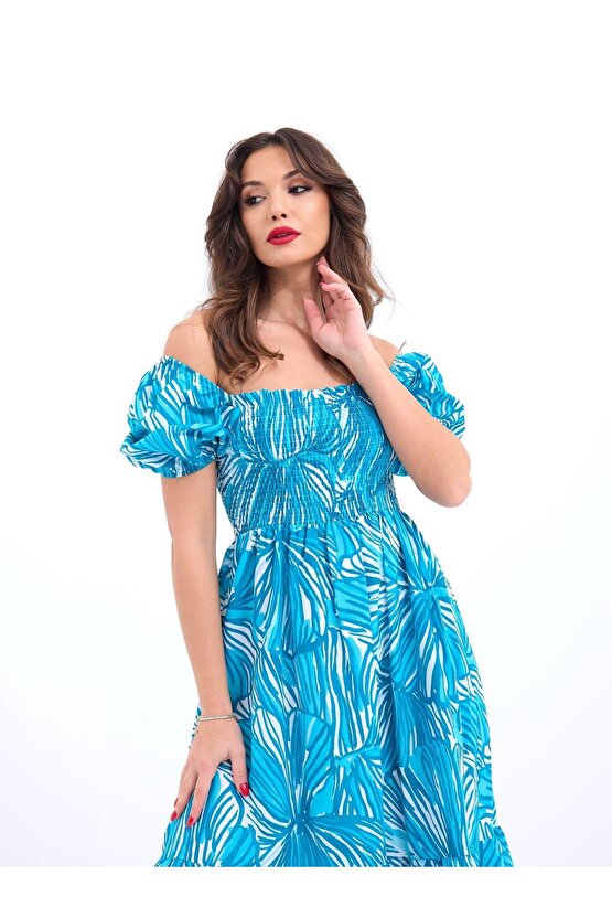 Gökyüzü Moda 5525 ELBİSE-HONG KONG