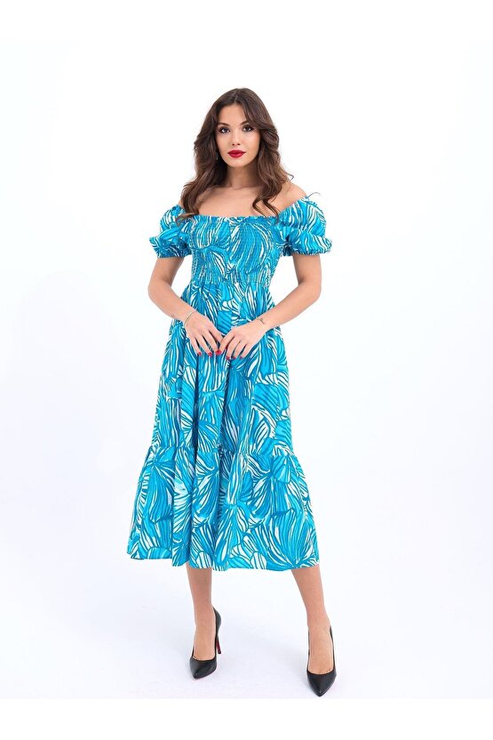 Gökyüzü Moda 5525 ELBİSE-HONG KONG