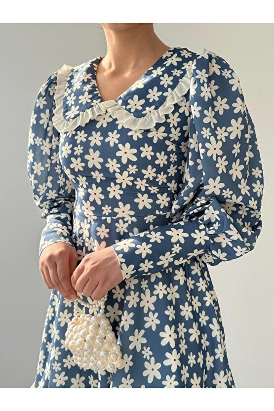 Vero Bebe Yaka Elbise