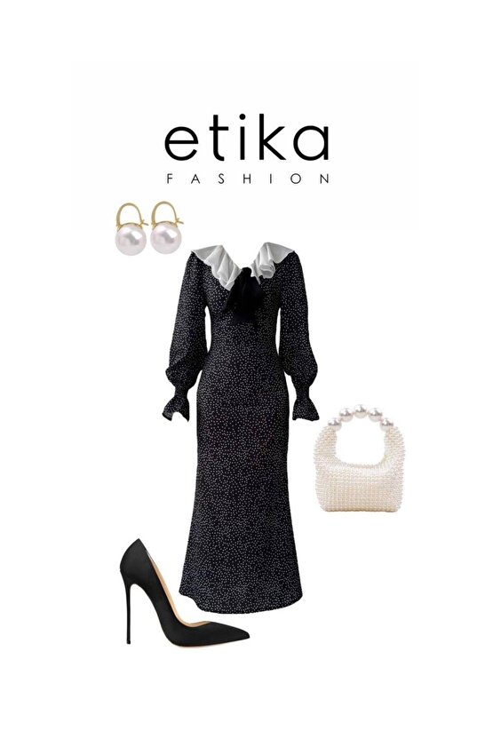 Ospe Fiyonklu Elbise