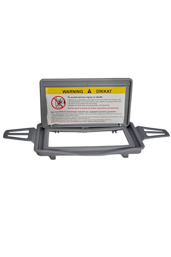 Mercedes E Class W211 2003-2009 Için Güneşlik Ayna Kapağı Gri Ren