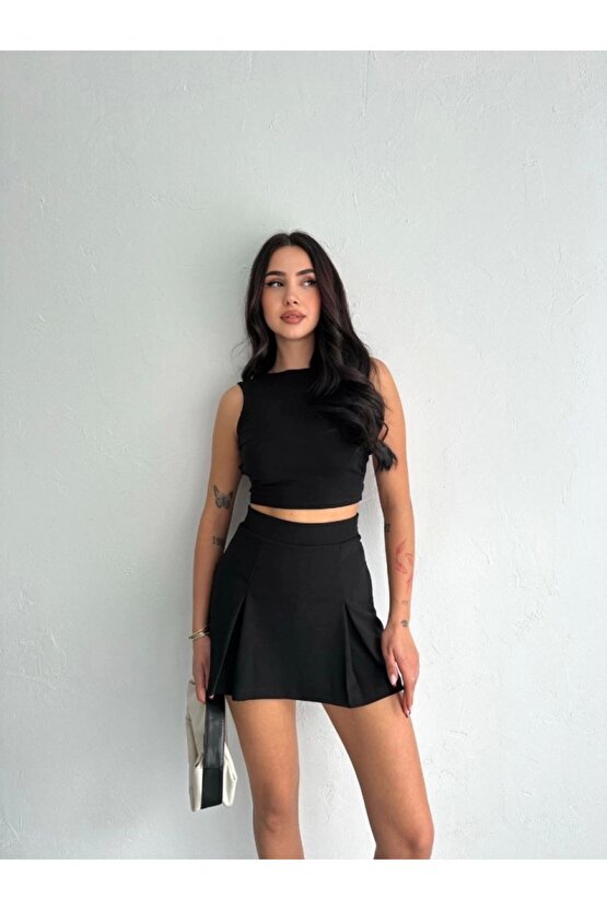 Tek Omuzlu Kolsuz ini Boy Elbise  iyah