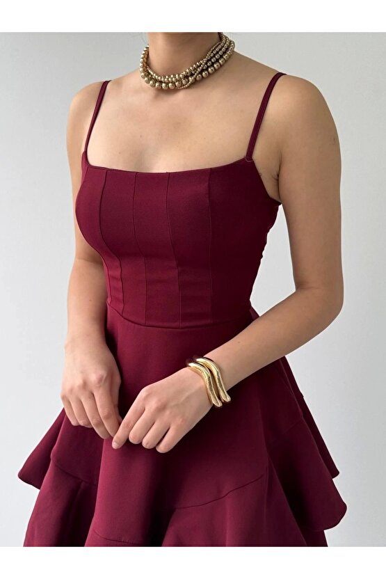 Common İp Askılı Elbise