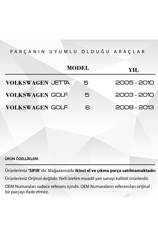 Vw Jetta 5,golf 5-6 Için Sol Ön Cam Açma Düğme Çerçevesi- Siyah