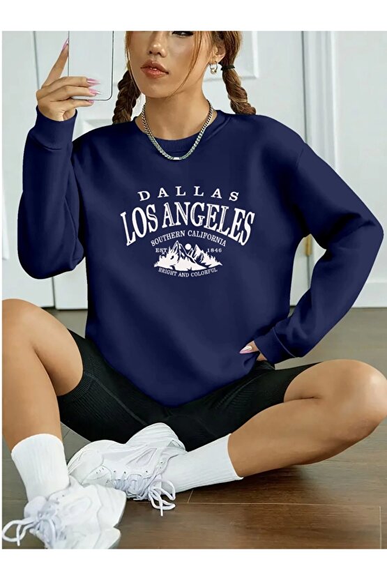 Kadın Uzun Kollu Bisiklet Yaka Viskon Iki Iplik Bluz