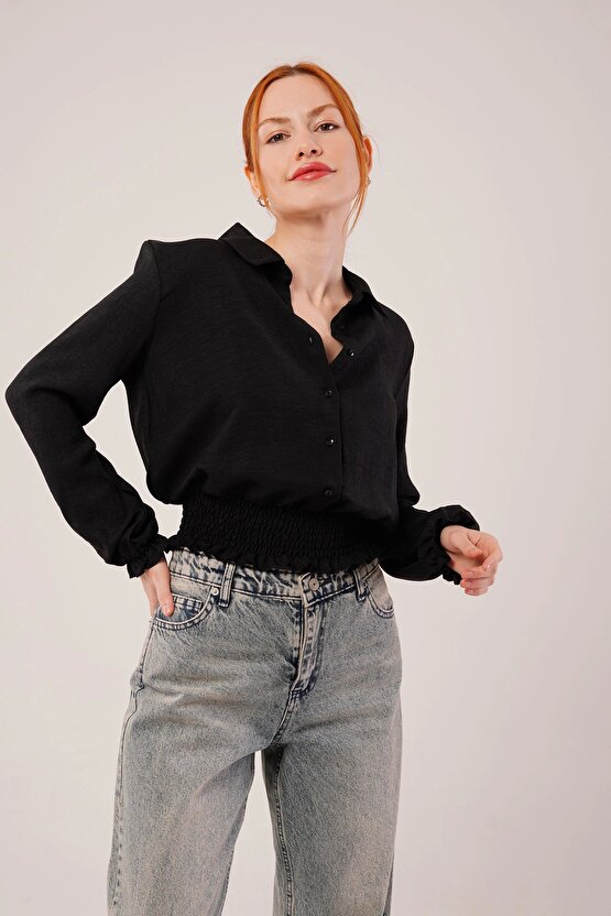 Bel Ve Bilek astikli iyah Bluz