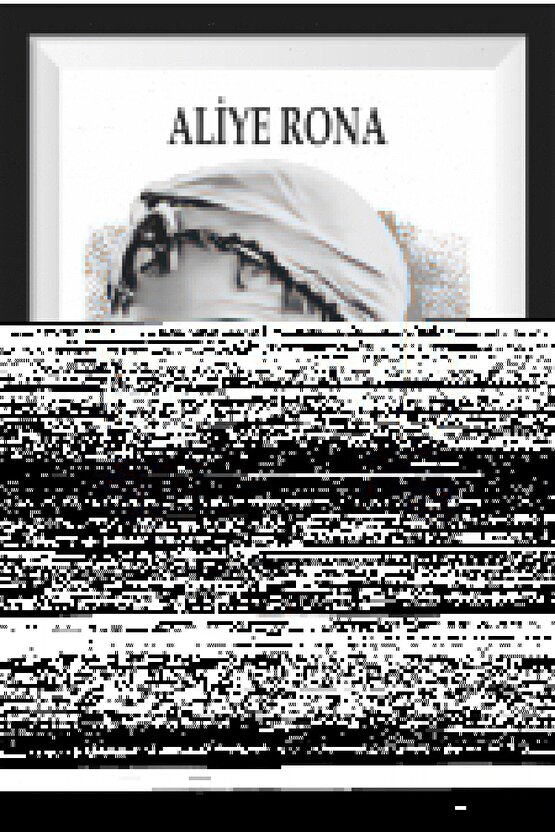 Aliye Rona Yeşilçam Kötüleri Çerçeve Görünümlü Retro Ahşap Poster