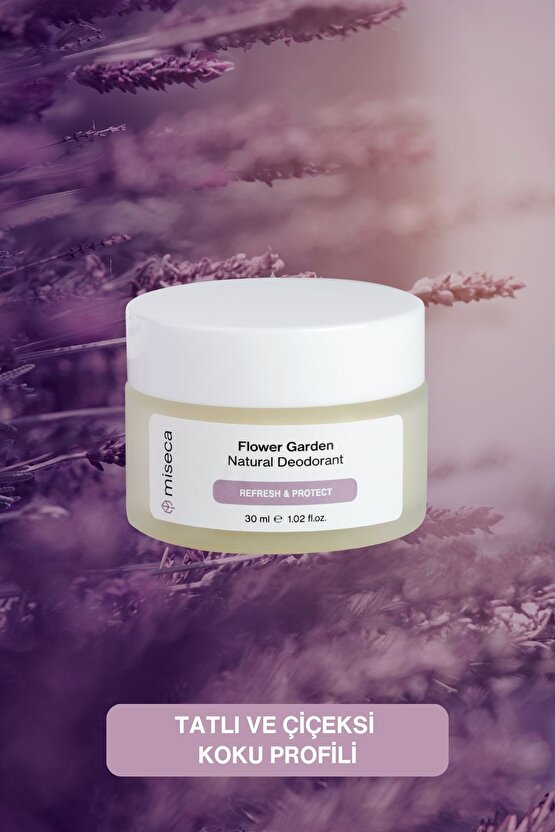 Flower Garden Doğal Krem Deodorant 30 ml | Lavanta Itır Vanilya
