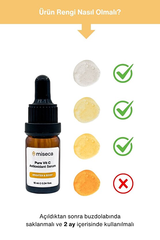 L-ascorbic Acid 12% Saf C Vitamini Antioksidan Serum 10 ml
