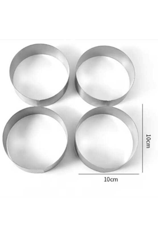 Narkalıp Roll Kek Krovasan Kalıbı Çap 10cm Derinlik 4cm 4 A det