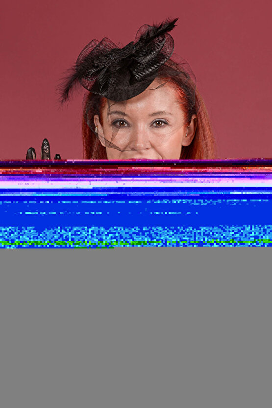 Siyah Dantelli Gelin Kepi Nikah Şapkası Ve Dantelli Gelin Eldiveni  Kombin Set