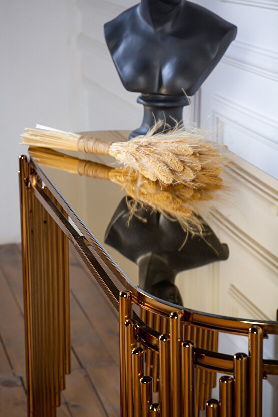 Piyano Model Şık Paslanmaz Dresuar 120cm Uzunluk Ultra Lak Kaplama Tekdresuars120cm