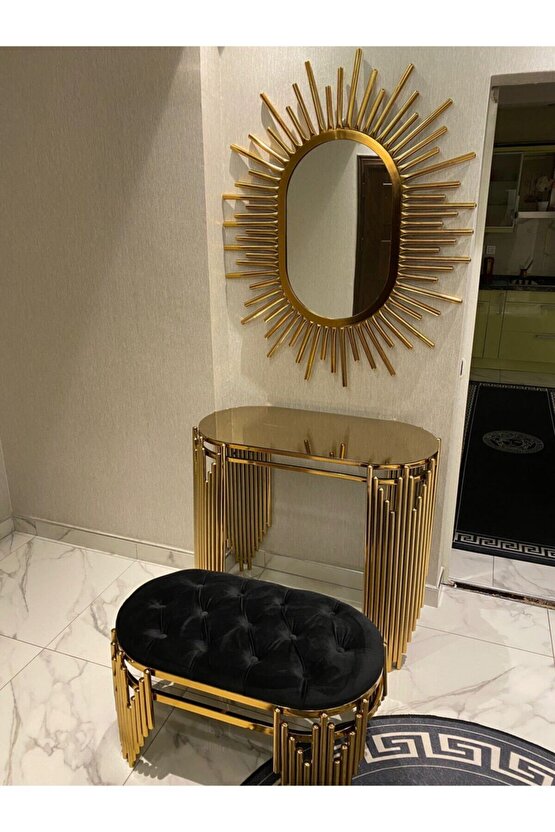 Piyano Model Lüx Gold Dresuar Takımımız Paslanmaz Kararmaz