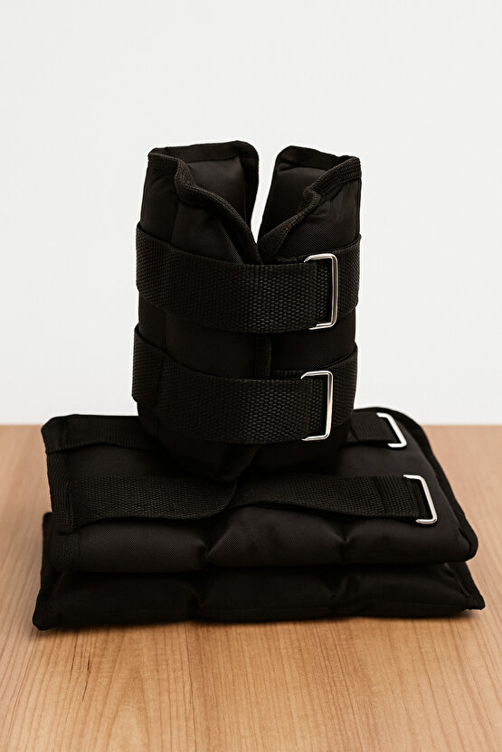 Çift Bantlı El Ve Ayak Bilek Ağırlığı 2x1 Kg Kum Torbası Korsesi