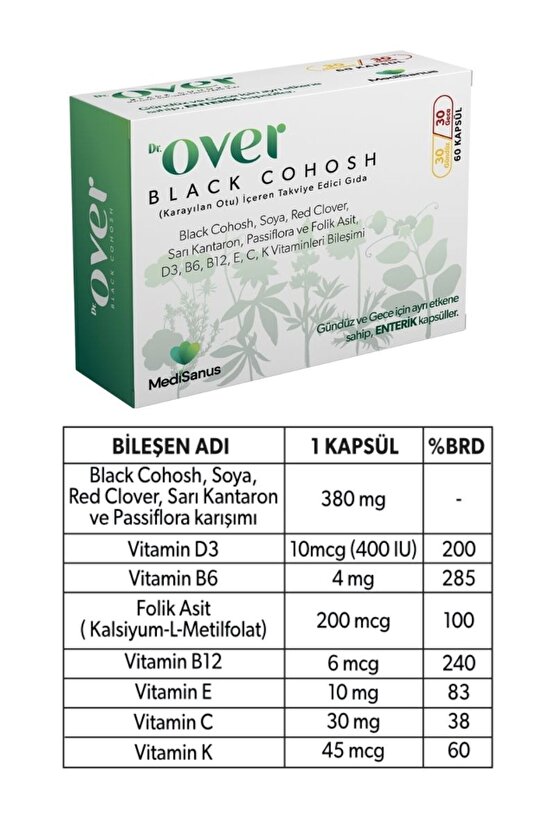 2li Fırsat Paketi - 1 kutu Black Cohosh ve 1 kutu AD3K2 bir arada