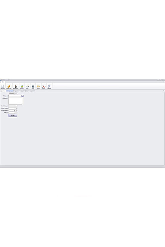 Tahsilat Yazılım Programı - Veresiye Defteri Programı (Bilgisayara Özel Lisans)
