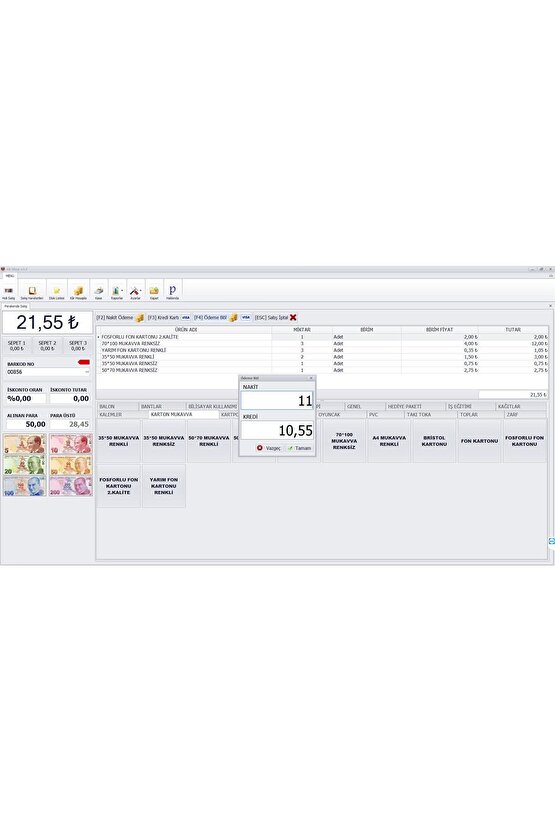 Barkod Satış Sistemi & Market Programı & Satış Programı