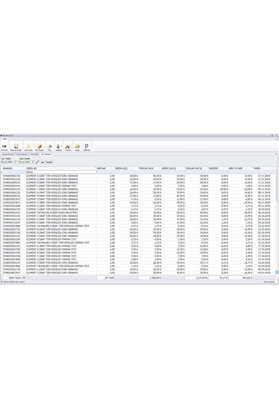 Barkod Satış Sistemi & Market Programı & Satış Programı