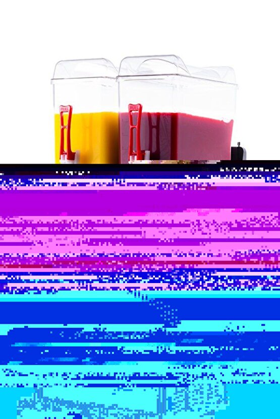 Slush Twin Meyve Suyu Dispenseri 12 12 Litre
