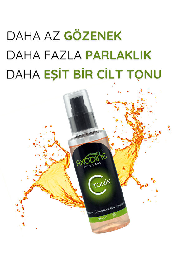 Gözenek Sıkılaştırıcı Leke Karşıtı Canlandırıcı Nemlendirici Yüz Temizleyici C Vitamin Tonik 150 ml