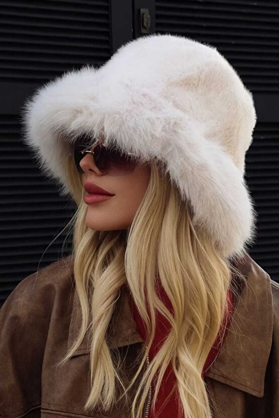Viral Rus Kalpak Kürklü Pelüş Bere Şapka