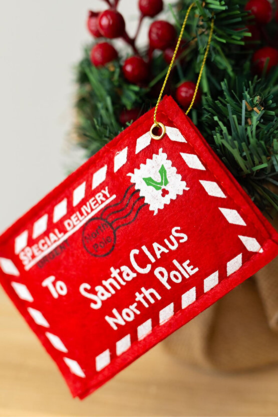 Santa Yeni yıl dilek zarfı Yılbaşı dilekleri noel baba zarfı