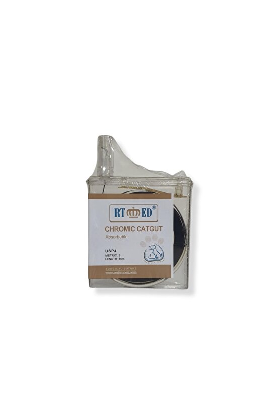 Chromic Kaset Katküt Usp No:4 8 Metric 50 M