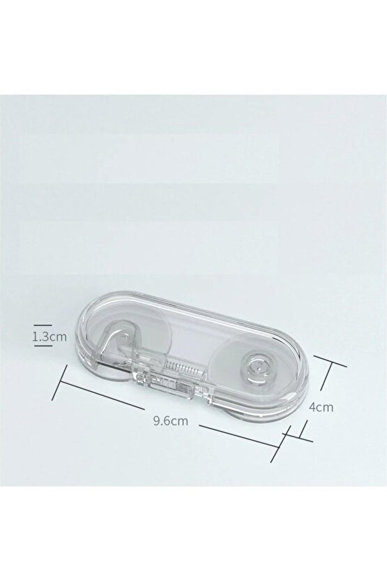 Play Safe 6lı Şeffaf Çekmece Dolap Güvenlik Kilidi