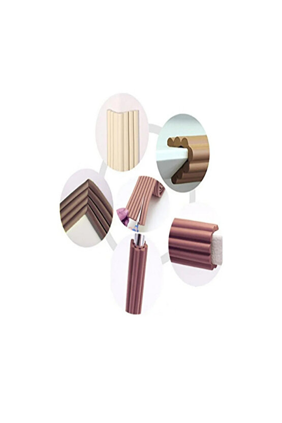 Çok Fonksiyonlu 2 Mt. Kahverengi Kenar Koruyucu