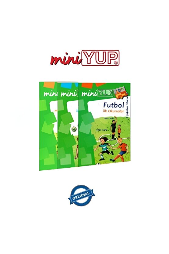 miniYup 5-6 Yaş Futbol Seti Kitapları (Kontrol Kutusu Dahil Değildir)