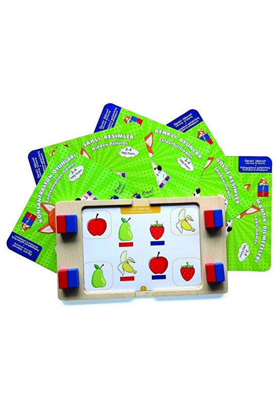 Minifox 3-4 Yaş Dikkat Ve Algı Geliştirme Seti