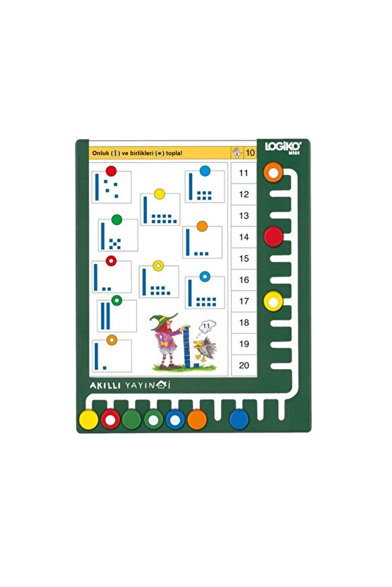 Akıllı Düğmeler - 6-9 Yaş Dikkat Ve Matematik Eğitim Seti